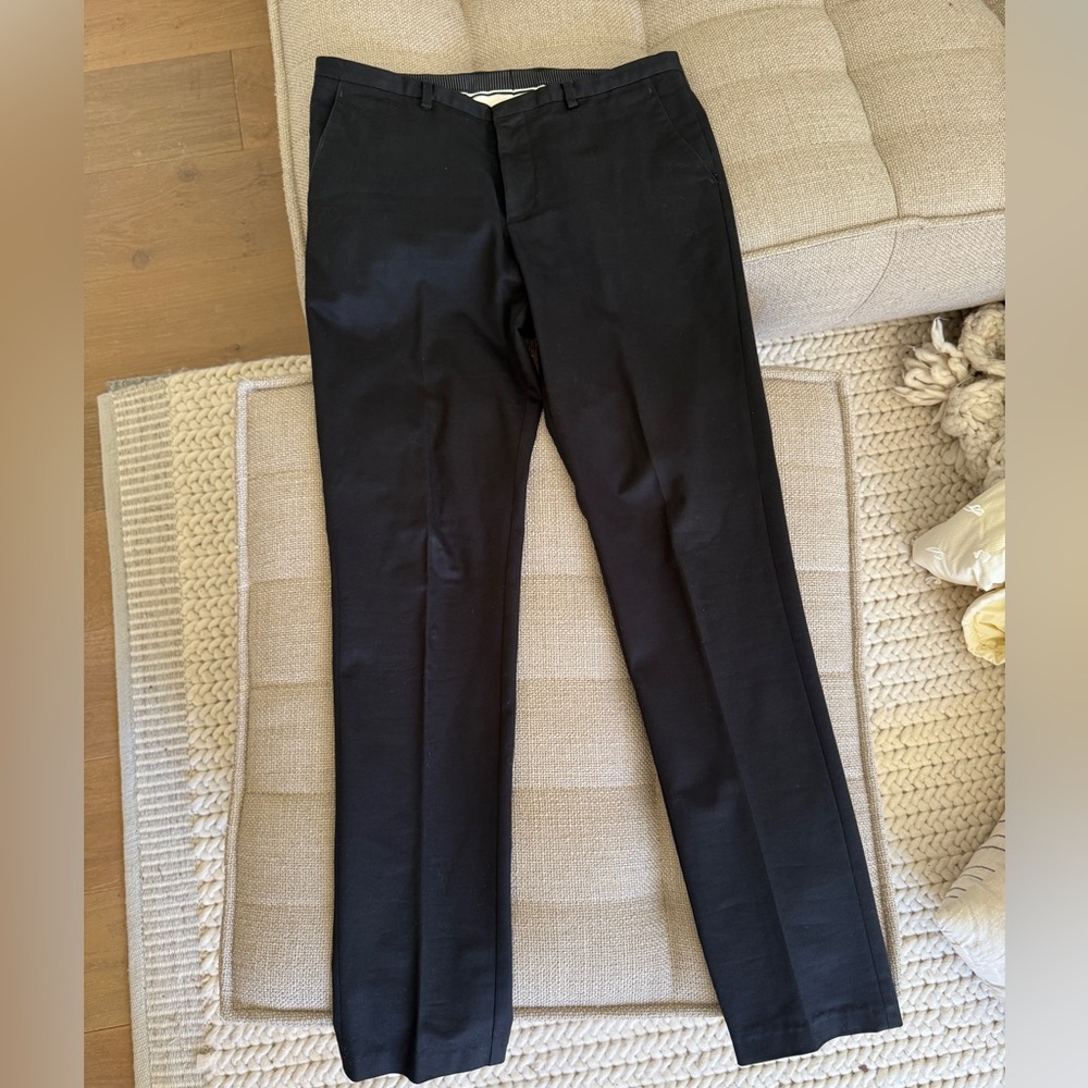 Emporio Armani mens black dress pants (made in Italy)